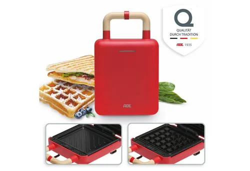 ADE 2-in-1-Kombi-Waffeleisen KG2138