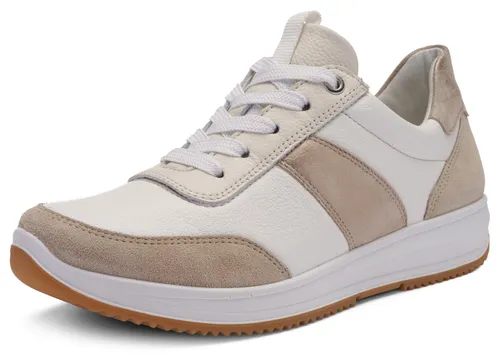 Ara Osaka - Beach / Cream Synthetik - Elegante Schnürschuhe Größe 38 - Entdecken Sie die perfekten Schnürschuhe für jeden Anlass! Mit ihrem weichen Materialmix und der rutschhemmenden Keilsohle bieten sie Komfort und Stil. Ideal für den Alltag und vielseitig kombinierbar.