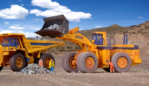 Kibri 11454 H0 KOMATSU Radlader WA 800-2 Bausatz von Kibri