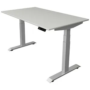 Move 4 Elektrisch Höhenverstellbarer Schreibtisch - Kinderschreibtisch mit Memory-Funktion für 4 Höhen, elektrisch verstellbar von 640-1290 mm, inkl. Einklemmschutz durch Gyro-Sensor und hoher Stabilität dank massivem T-Fuß Gestell.