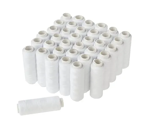 VBS XXL Nähgarn-Set 36 Stück je 100m Weiß