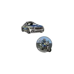 Scout Funny Snaps Move 2er Set Blue Police von Scout