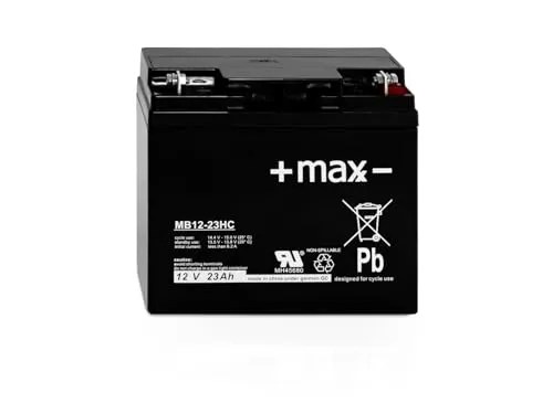 +maxx 12V 23Ah AGM Batterie – Wartungsfrei und Zyklenfest