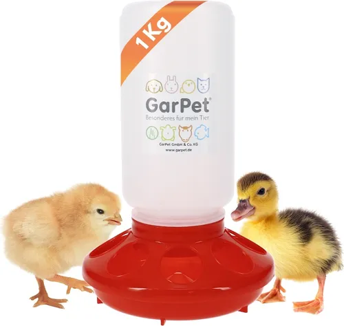 Futterautomat Hühner Küken Tauben Hühnerfutter Automat Futterspender Futtertrog Hühner Futternapf 1 KG