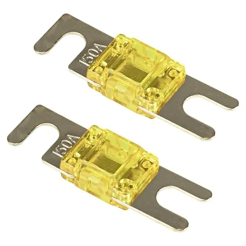 tomzz Audio 5800-065 Mini ANL Sicherung 150A 2 Stück mit vergoldeten Kontakten