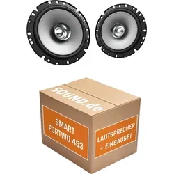 JUST SOUND Kenwood KFC-S1756 Lautsprecher Einbauset für Smart Fortwo 453 - Komplettset mit Kenwood Autolautsprechern für den einfachen Austausch in Ihrem Smart Fortwo 453. Inklusive Adapterringen und Stromdieben für eine schnelle Installation und optimalen Klang.