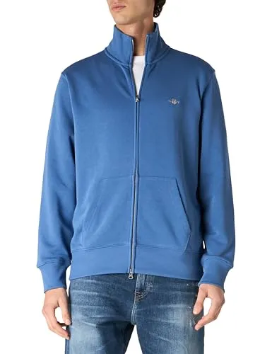 Gant Regular Fit Sweatjacke 'Gield' in Royal, Größe XXXL von GANT