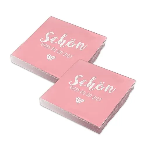 Papierservietten Pink von itenga