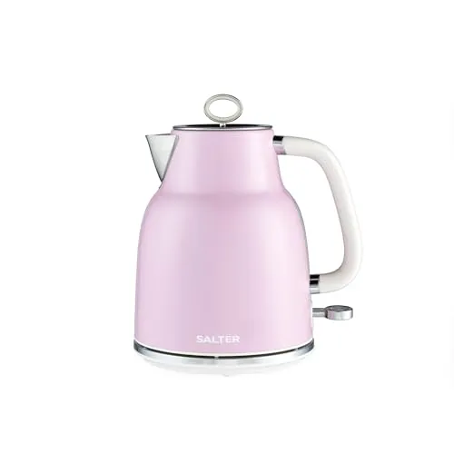 Salter Retro 1,7 L Wasserkocher in pink von Salter