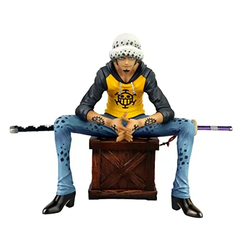Megahouse - One Piece - Playback Memories - Trafalgar Law Figur - Model Statuen, detailgetreue Trafalgar Law Figur aus One Piece, ca. 15,5 Zoll hoch, mit offiziellem Bandai Namco-Etikett und sicherheitsgeprüft.