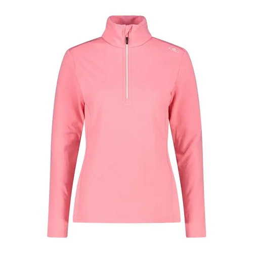 CMP Woman Sweat pesca (B634) 42 - Funktionsjacke für Damen, ideal für Skifahrer mit hervorragender Wärmeisolierung und Bewegungsfreiheit dank innovativem Grid-Tech-Gewebe und Stretch-Material.