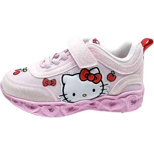 Hello Kitty Sportschuh mit Lichtern für Mädchen - Schuhe für Babys, leuchtende Sohle für Spaß und Sicherheit, ideal für kleine Abenteurerinnen in Größe 27.