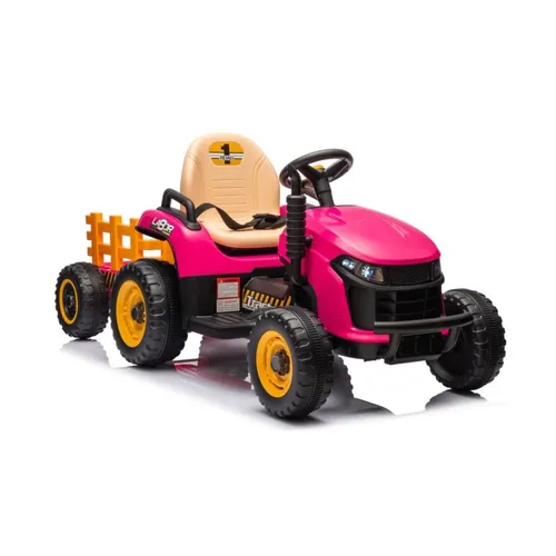 Wisam Elektro-Kinderauto Traktor BBH-030 in Pink - Der batteriebetriebene Traktor BBH-030 in Pink sorgt für ein realistisches Fahrerlebnis und bietet abwechslungsreichen Spielspaß. Ideal für junge Fahrer, überzeugt er mit einfacher Bedienung und durchdachter Ausstattung.