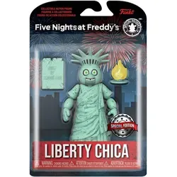 Funko Action Figure: Five Nights at Freddy's - Liberty Chica The Chicken - Sammlerstück - Hochwertige Vinylfigur aus der beliebten Five Nights at Freddy's Reihe, ideal zum Sammeln oder Verschenken. Kommt in einer ansprechenden Display-Box und ist ein Must-Have für jeden Fan!