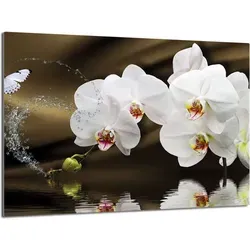 Glashakkungsbrettänder 40x30 Blumen