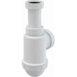 Alcadrain Spülbeckensiphon mit einer Überwurfmutter 6/4