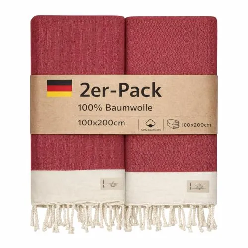 Strandtücher Rot von NOUR