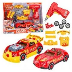 LEAN TOYS Spiel Auto-Tuning-Set mit Schraubendreher und Lichtern - Entdecke das kreative Tuning-Set für kleine Auto-Fans! Mit Schraubendreher und Lichtern fördert es die Feinmotorik und den Spielspaß. Ideal für Kinder ab 3 Jahren.