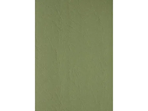 Clairefontaine 2775C Deckblätter - Rückwände, Karton mit Lederstruktur, DIN A4, 240 g/m², 100 Stück, dunkelgrün
