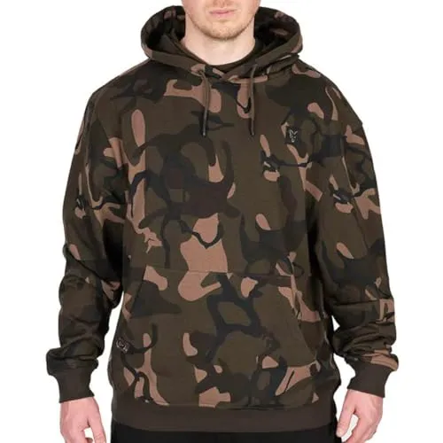 Fox LW Camo Pullover Hoody L - Stylischer Pullover Hoody im Camouflage-Design, ideal für Freizeit und Outdoor-Aktivitäten.