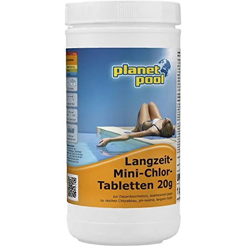 Planet Pool Langzeit-Mini-Chlor-Tabletten 20 g, 1 kg von Planet Pool