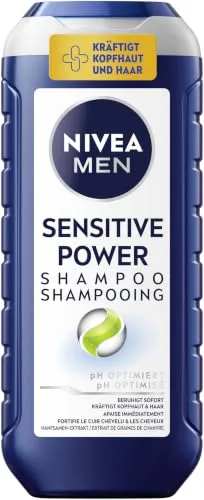 NIVEA MEN Sensitive Power Shampoo (250ml) – Stärkendes Shampoo für Männer
