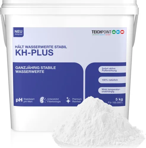 Teichpoint KH Plus 5kg | Karbonathärte erhöhen für stabilen pH-Wert im Teich