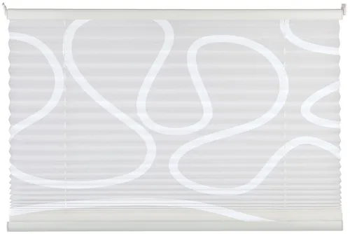 mydeco Plissee FREE MOVE - Blickdicht und ohne Bohren - Plissee in Weiß, B 75 x H 130 cm, ideal für Schlafzimmer und Küche, bietet Sichtschutz und einfache Montage ohne Bohren.