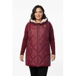 Witt Jerseyweste Long-Steppweste rot 46