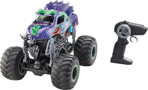 Revell RC-Monstertruck Revell control - RC Dino Monster Truck Three Thunder, bunt mit großen Gummireifen und 2,4 GHz Funkfernsteuerung, ideal für Kinder ab 8 Jahren