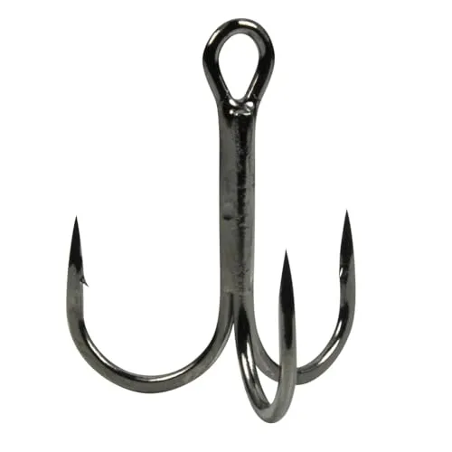 Gamakatsu Treble 18 NS Black - 6 Drillingshaken, Größe:Gr. 2