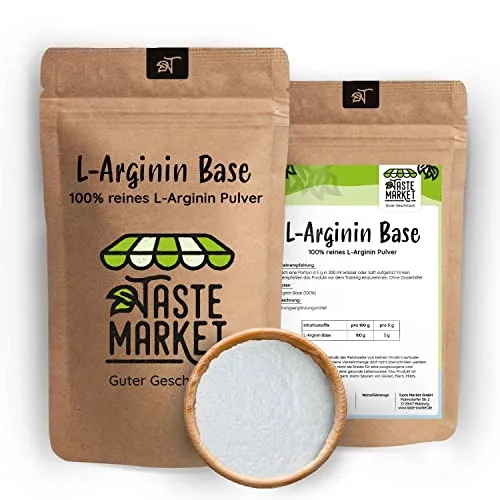 L-Arginin Pulver | 100% rein | Ohne Zusatzstoffe | nicht-essentielle Aminosäure 200 g