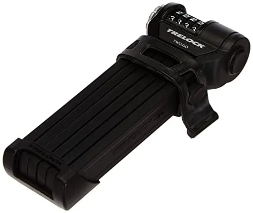 Trelock FS 260 Code Faltschloss mit Halter ZF234 X-Move - Fahrradschloss mit Sicherheitsstufe 2, leichtes und kompaktes Design, individuell einstellbarer Zahlencode für optimale Sicherheit und einfache Handhabung.