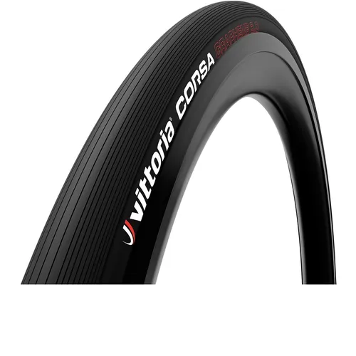 Faltbarer Rennreifen Graphene 2.0 Schwarz 700x25 - VITTORIA - Hochwertiger Fahrradreifen mit Graphene-Technologie für optimalen Grip und lange Lebensdauer, ideal für Rennradfahrer.