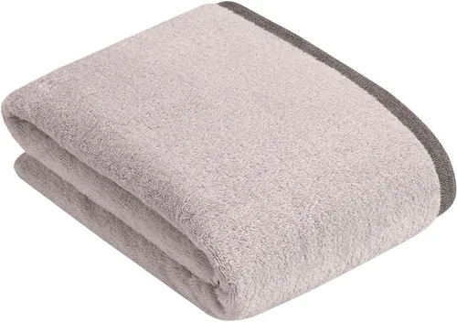 bugatti Badetuch Prato, Walkfrottier - Flauschiges Uni-Handtuch mit melierter Optik - Badetücher aus 100% Supersoft-Baumwolle, außergewöhnlich flauschig und hochsaugfähig. Edles Uni-Design mit feiner Logo-Bestickung und melierter Optik im Saum.