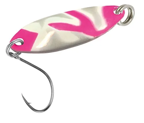 FTM Spoon Tango 1, 8g - Forellenblinker zum Spinnfischen, Forellenköder zum Spinnangeln, Blinker für Forellen, Löffelblinker, Farbe:Camouflage White
