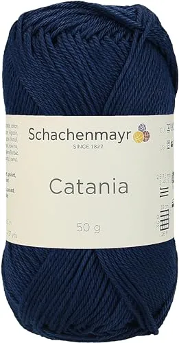 Produktbild Schachenmayr Catania 9801210-00124 marine Handstrickgarn, Häkelgarn, Baumwolle