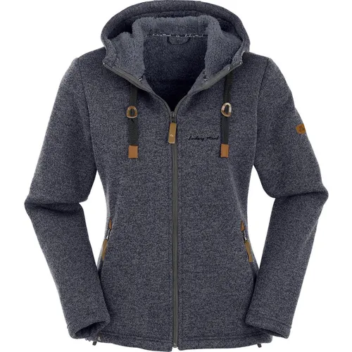 Maul Trekkingjacke CHIEMING - Warme Fleecejacke in Dunkelgrau - Funktionsjacken aus isolierendem MDS-Fleece, schnelltrocknend und atmungsaktiv, ideal für Outdoor-Aktivitäten und gemütliche Stunden zu Hause.