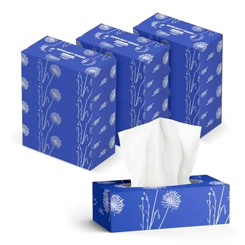 by Amazon 3-lagige Kosmetiktücher, 1080 Blatt, (12 Packungen à 90 Blatt)