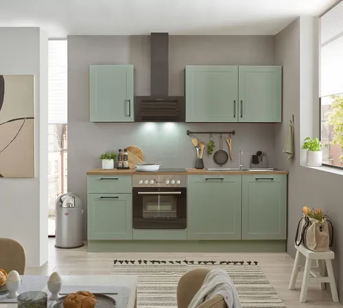 Mid.you Küchenleerblock Marseille, Grün von BASIC by Balculina