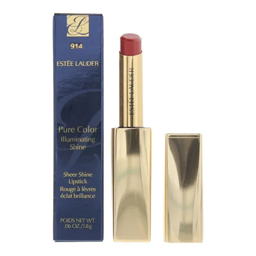 Pure Color Envy Illuminating Shine Slim Strawberry Lippenstift - Langanhaltender Lippenstift mit strahlendem Glanz, der die Lippen pflegt und für ein verführerisches Aussehen sorgt.