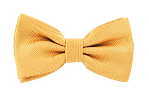 axy Herren Fliege Schleife, bereits gebunden, Konfirmation verstellbar FLI5 (Gold)