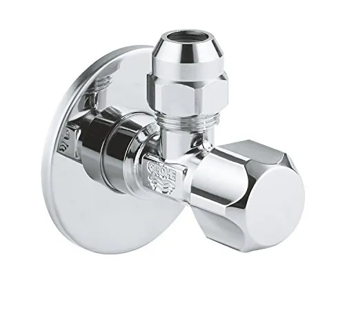 Grohe Eckventil DN 15 mit Schubrosette aus Metall chrom von GROHE