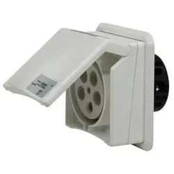 SIROX® AP-Steckdose in silber von Opus Wireless