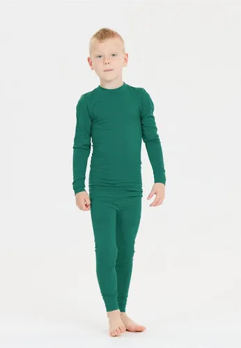 ZIGZAG Funktionsshirt Gualala (2-tlg) - Atmungsaktiv für Fitness & Laufen - 2-teiliges Funktionsshirt in dunkelgrün, ideal für Sportaktivitäten. Atmungsaktives Material sorgt für hohen Tragekomfort beim Laufen und Fitness. Größe 164-176, Rundhalsausschnitt und Langarm machen es vielseitig einsetzbar.