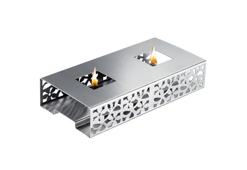 WESTMARK Speisenwärmer - Hochwertige Wärme-Platte zum Warmhalten von Speisen - Stövchen aus langlebigem Edelstahl, ideal zum Warmhalten von Gerichten am Tisch. Inklusive Teelichthaltern für eine gemütliche Atmosphäre und gleichmäßige Wärmeverteilung.