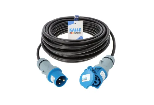 KALLE DAS KABEL CEE Verlängerungskabel 10m 16A - Robustes 10 Meter Verlängerungskabel für Camping und Baustellen, mit IP44 Schutzart und hochwertiger Gummi-Isolierung für zuverlässigen Einsatz.