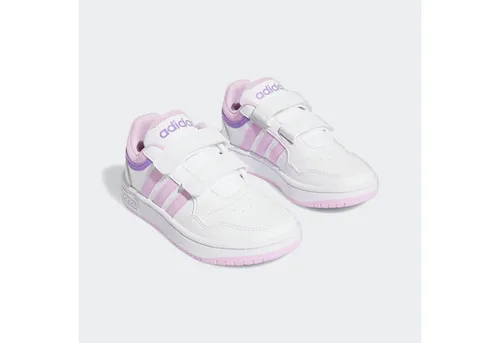 adidas Hoops Lifestyle Basketball Hook-and-Loop Shoes - Sneaker mit regulärer Passform, dämpfender Zwischensohle und stylischem Design für optimalen Tragekomfort und sportlichen Look.