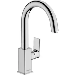 hansgrohe Vernis Shape Waschtischarmatur 71564000 - Schwenkauslauf, EcoSmart Technologie für effizienten Wasserverbrauch und modernes Design