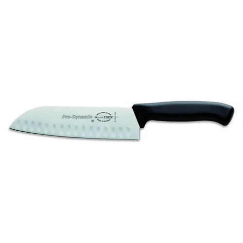 ProDynamic Santoku Kullenschliff 18cm - vielseitiges Küchenmesser - Edelstahl & Kunststoff, ideal für präzises Schneiden von Gemüse, Fleisch, Fisch und Kräutern, perfekt für jede Küche.